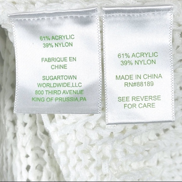 LILLY PULITZER Classic Crochet Top in Resort White Size XS - Picture 8 of 9